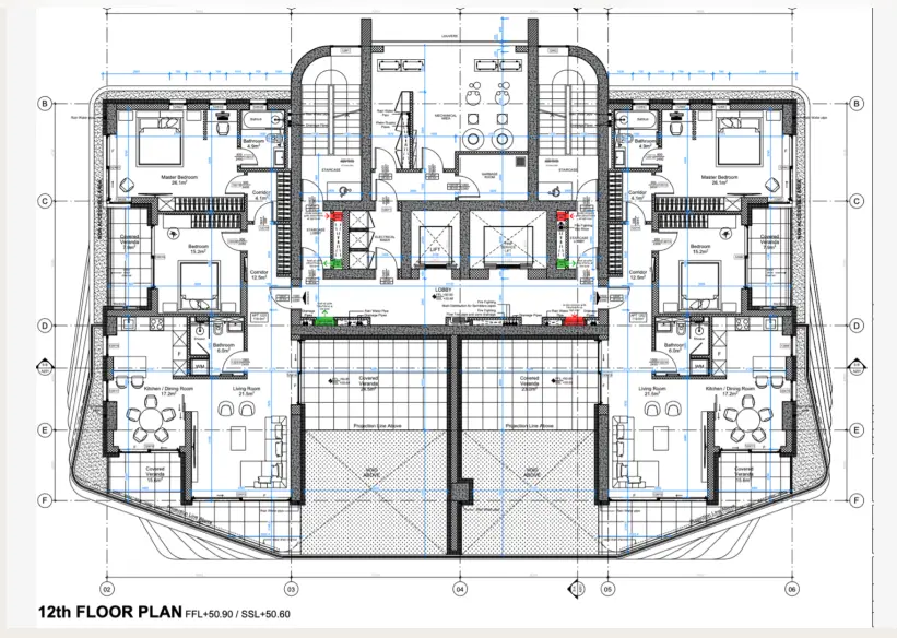 3-bedroom floor plan