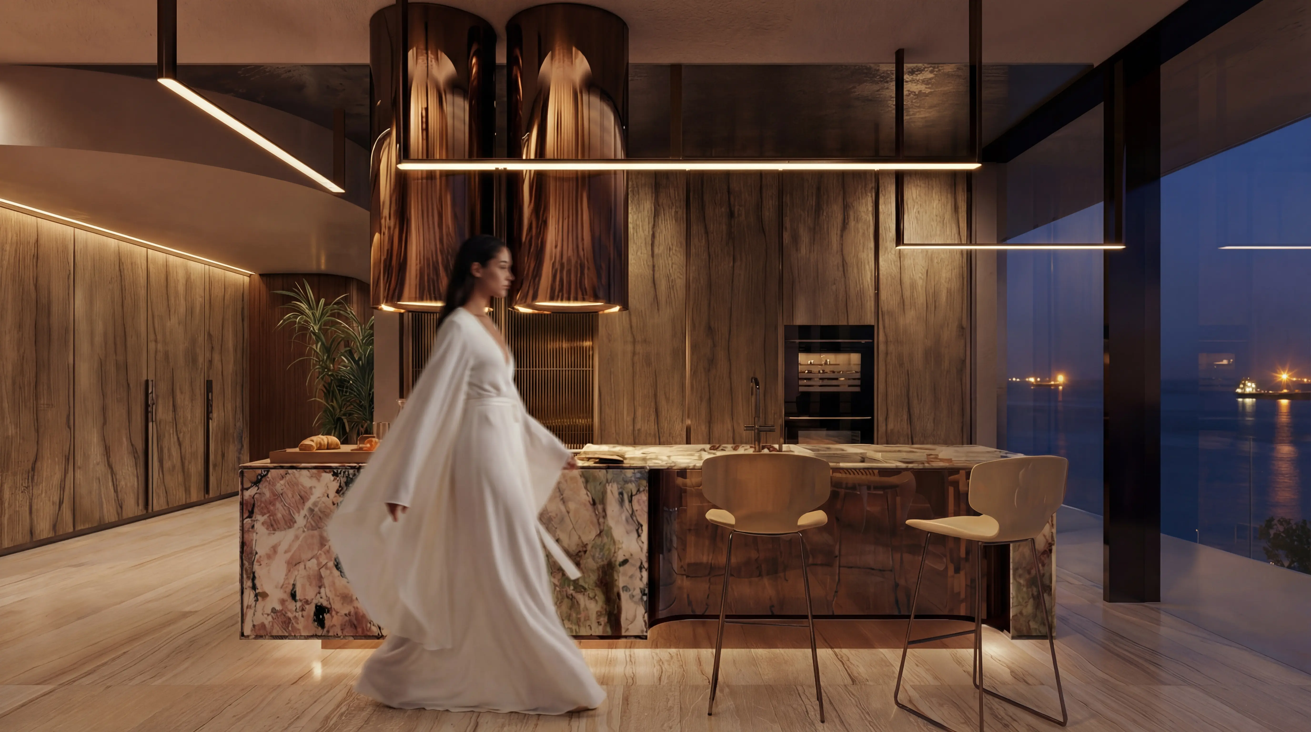 Penthouse Branded by Visionnaire in Limassol, Cyprus for Sale with 180° Seaview